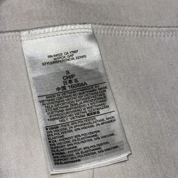 Gap Womens Gray Pleated Skirt Size S Polyester Blend - Picture 5 of 8